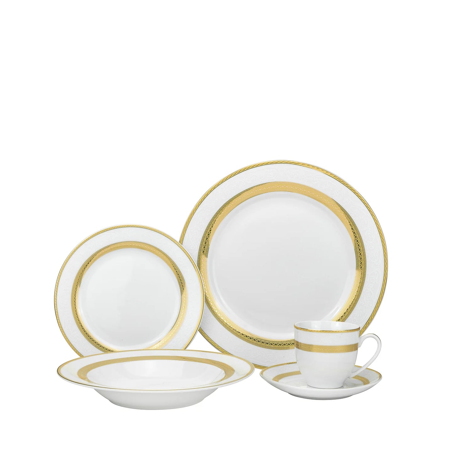 GOLD DISH SET