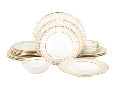 LAUREN 20 PC BONE CHINA