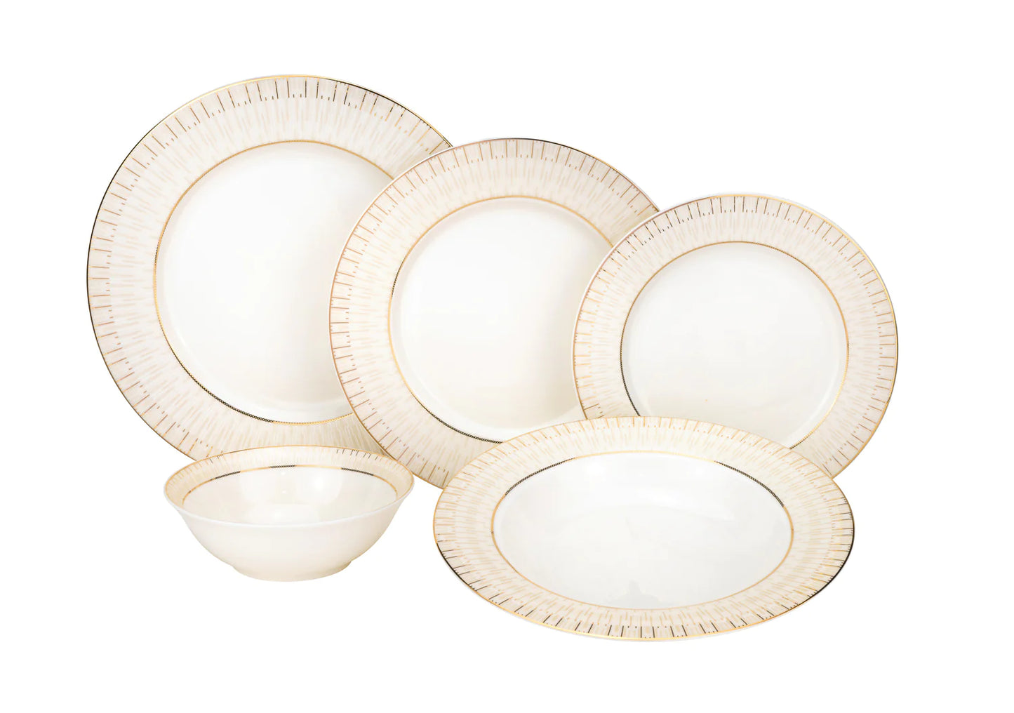 LAUREN 20 PC BONE CHINA